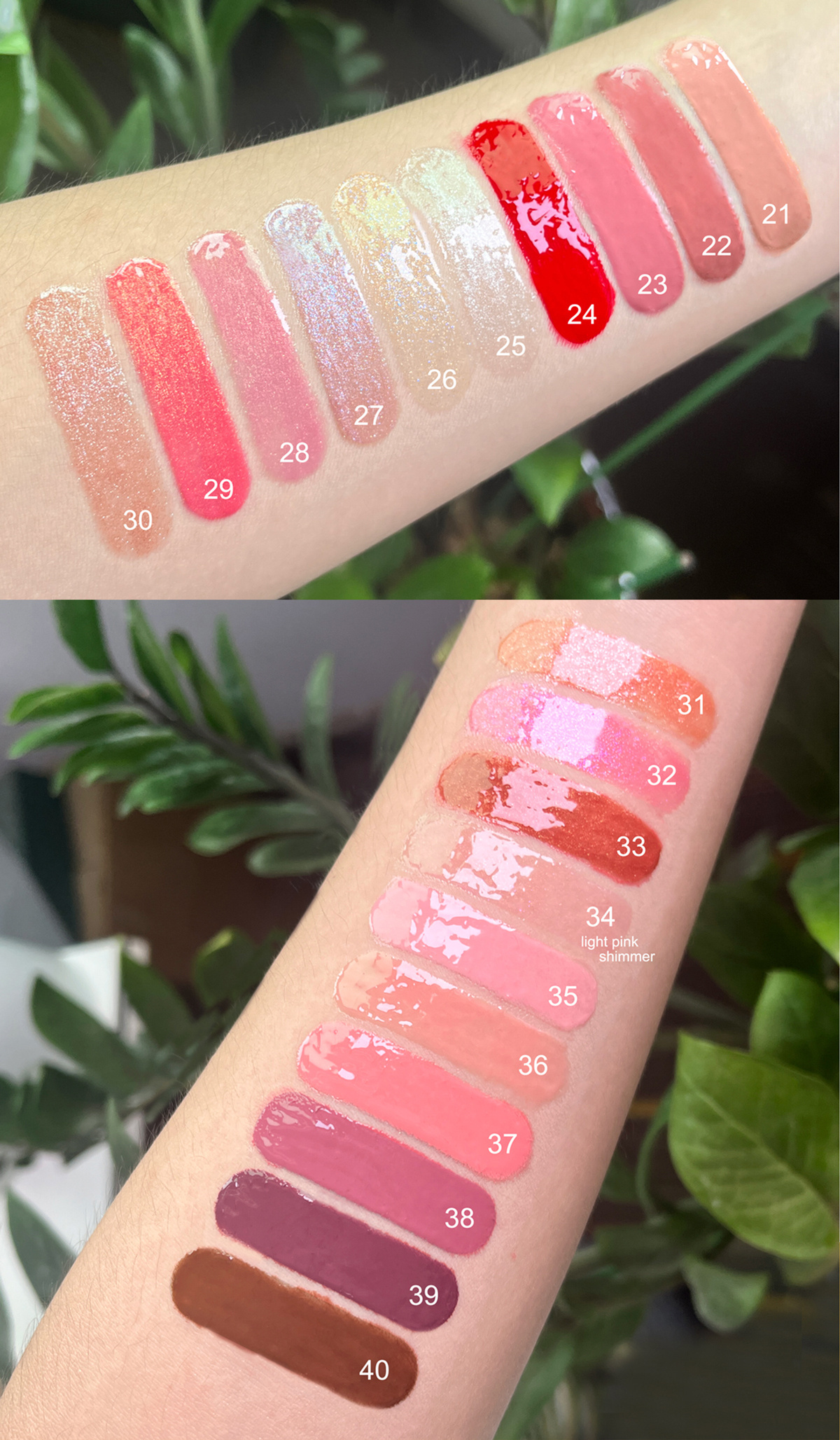 hottest trending vegan lip gloss glitter clear lip gloss vendor