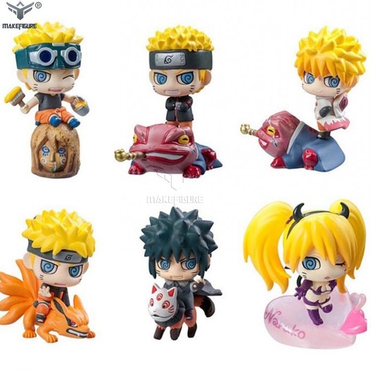 Custom Made PVC Chibi Figure Making PVC Chibi Miniature Plastic Figurines Customize 3D Cartoon PVC Plastic Figurine Toy