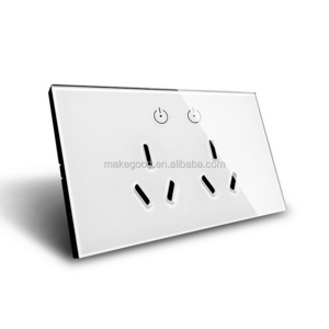 AU/US Standard wi-fi sockets Wireless plug Touch glass SAA Power Point WIFI GPO Smart home wifi socket switch