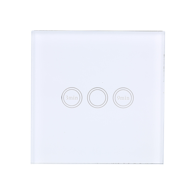 UK Standard Timer Touch Smart Wall Switch Time Control Lamp Light Switch