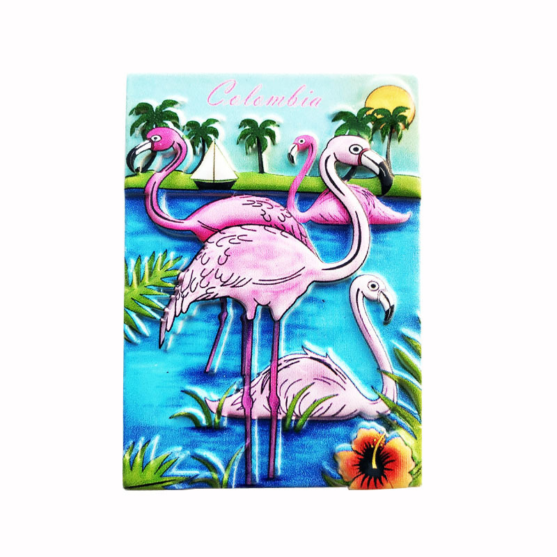 Colombia refrigerator magnet personalized creative three-dimensional tourism souvenirs magnetic stickers cross-border wholesale