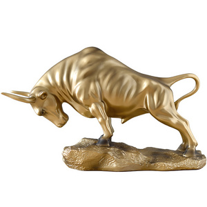 Zhaocai Golden Bull decoration creative modern bull office desktop business high-end bookcase bull home accessories