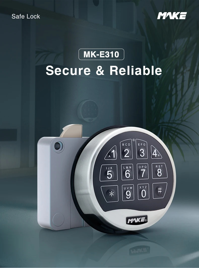 MK-E310 Wholesale Smart Electric Safe Box Digital Combination Lock Code Lock for Safe Deposit Box