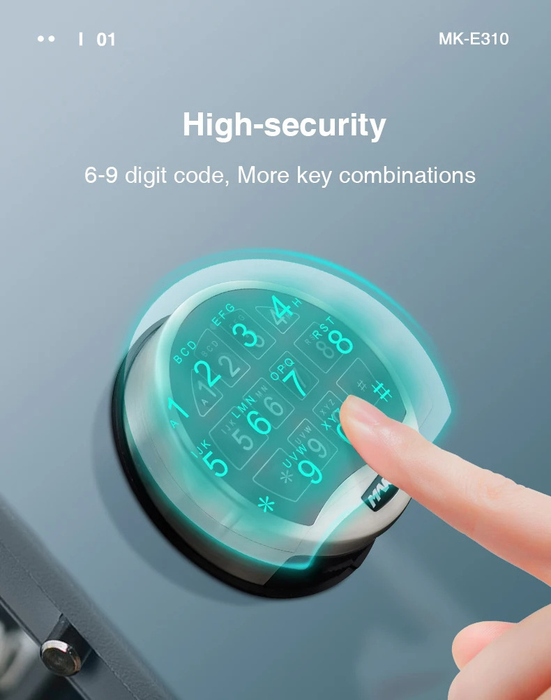 MK-E310 Wholesale Smart Electric Safe Box Digital Combination Lock Code Lock for Safe Deposit Box