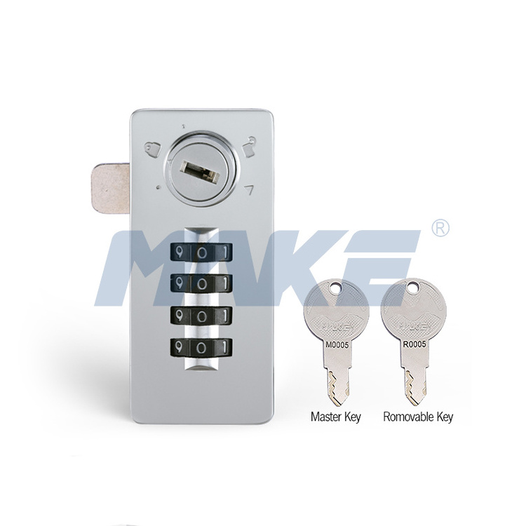 MK716 Scrambled Automatically 4 Digit Combination Keyless Cabinet Lock With Master Key