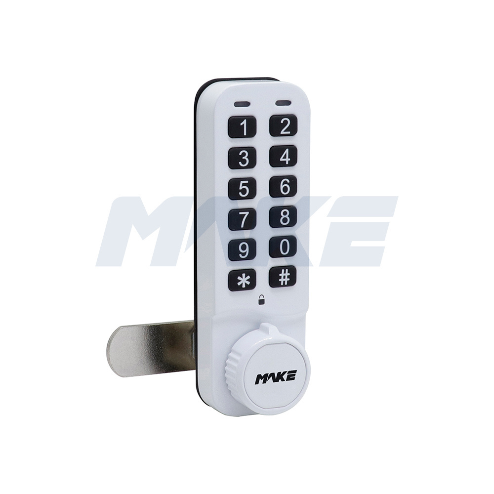 MK731 Black All Metal IP65 Smart Electrical Digit Cabinet Lock With Master Key