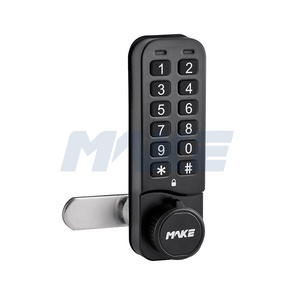 MK731 Black All Metal IP65 Smart Electrical Digit Cabinet Lock With Master Key