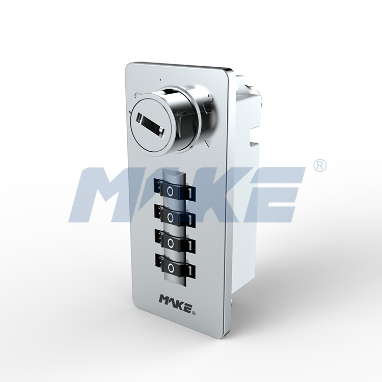 MK716 Zinc Alloy Scrambled Automatically Square Digital Combination 4 Digit Locker Lock