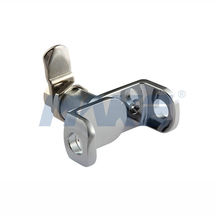 MK402-1 Bright Chrome Zinc Alloy Hasp Lock Designed for Cabinet