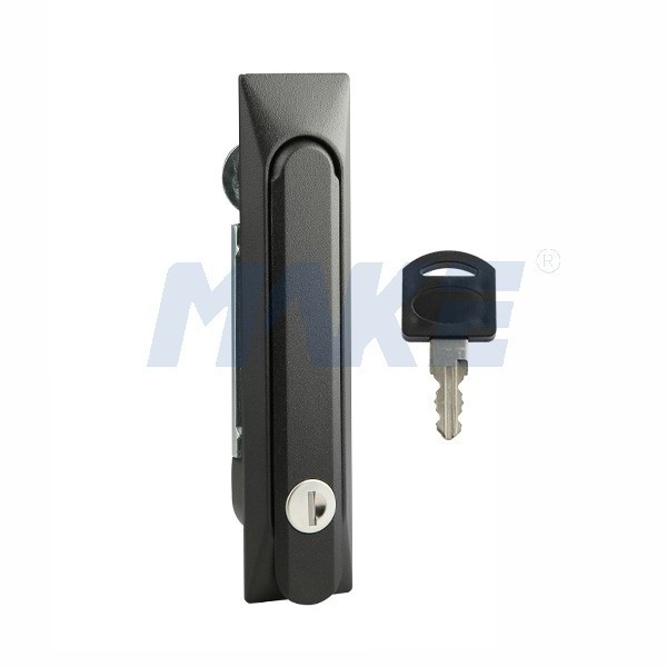 MK404 Black electricity metal cabinet sliding panel box lock