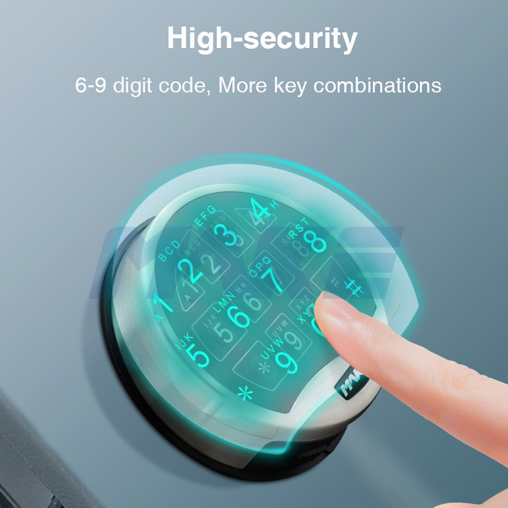 MK-E310 high security  digital electronic push button keypad safe combination lock jewelry luxury gun safe deposit box lock