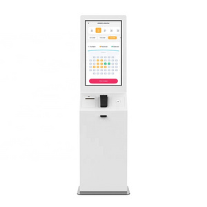 Freestanding 32 inch self service ticket dispenser/card sales kiosk ticket machine for bus and subway