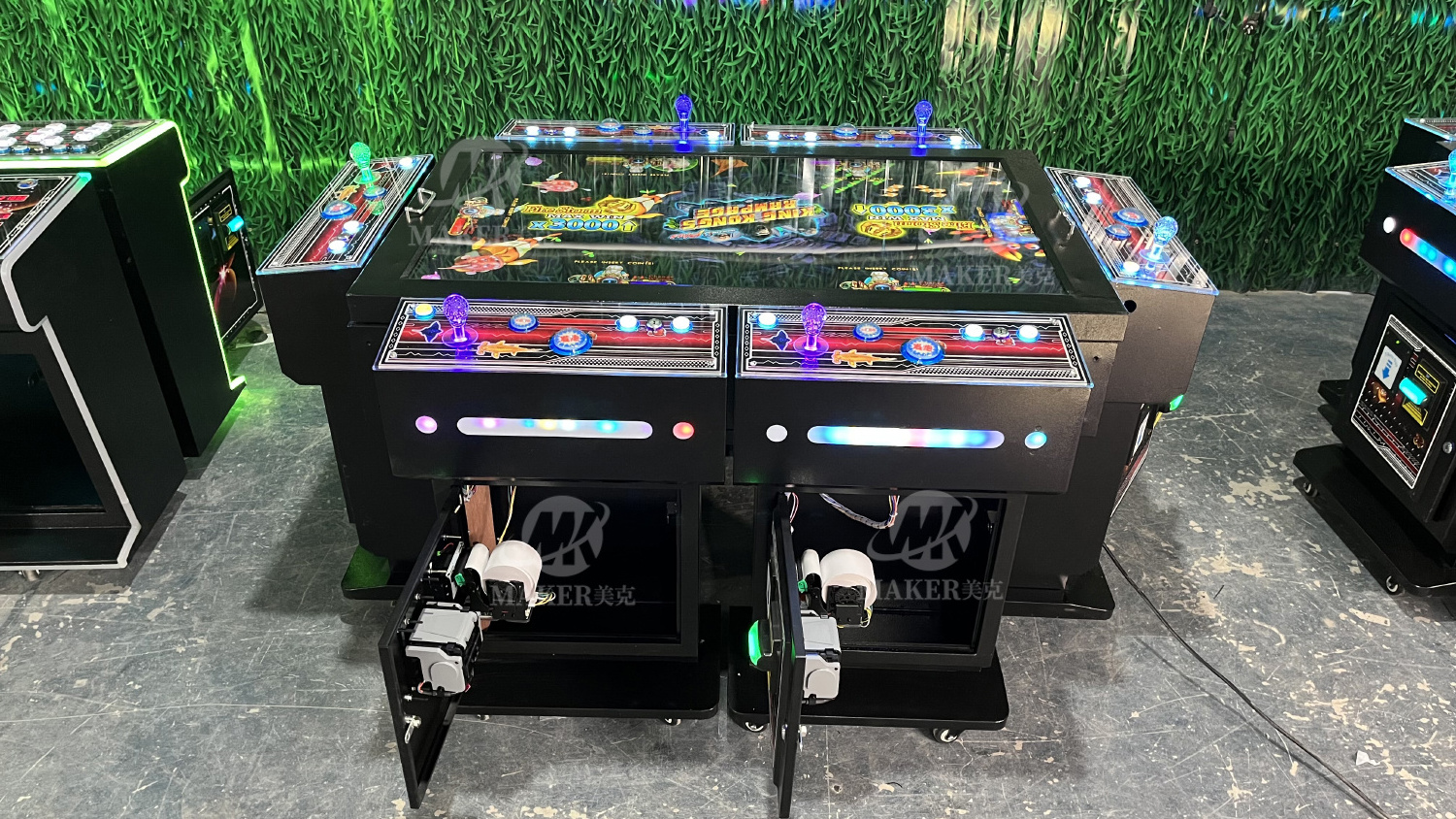 High Quality Classic 47 Inch 6 Players Coin Operated Table Fish Game Cabinet Machine