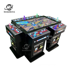 High Quality Classic 47 Inch 6 Players Coin Operated Table Fish Game Cabinet Machine