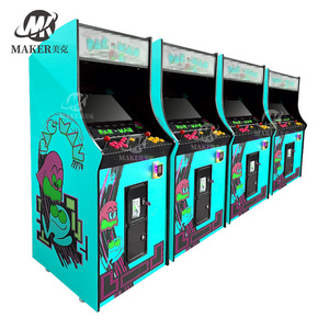 Street Upright Arcade Fighting Video Game Machine Kids Coin Operated Game Machine For Sale