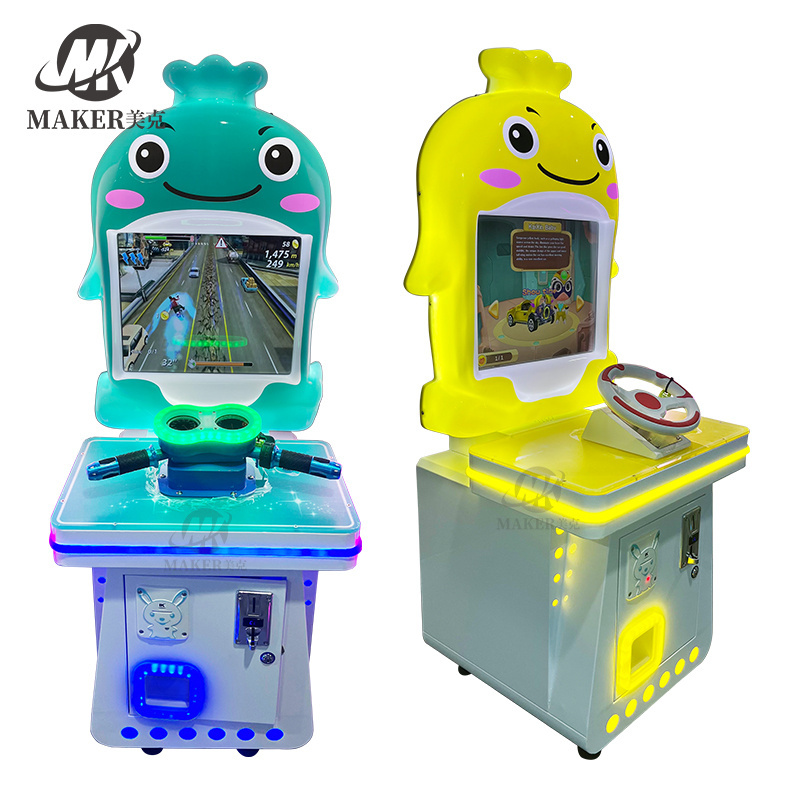 Mini Gaming Zone Arcade Game Machine Led Lighting Arcade Turntable Game Machine For Shopping Mall