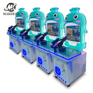 Arcade Coin Operated Game Machine Kids Indoor Shooting Game 120W Coin Machine For Kids