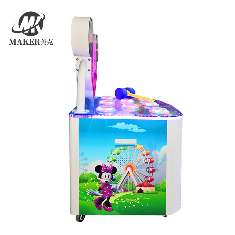 Indoor Whack A Mole Video Games Machines Mini Hammer Mole Arcade Machine For Malls