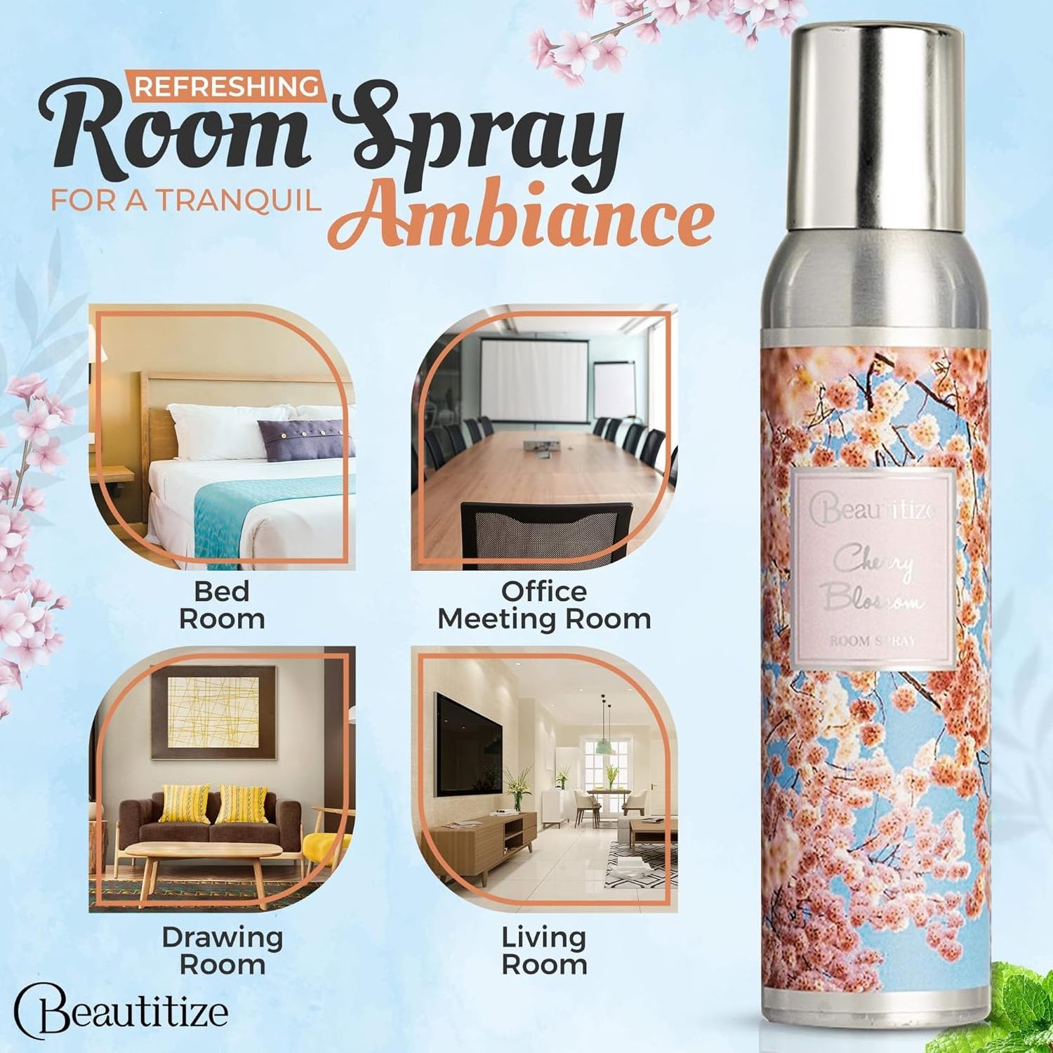 Room Spray Air Freshener Odor Eliminator Spray  Air Fresheners for Home Long Lasting  Room Fresheners For Home Furniture Fabrics