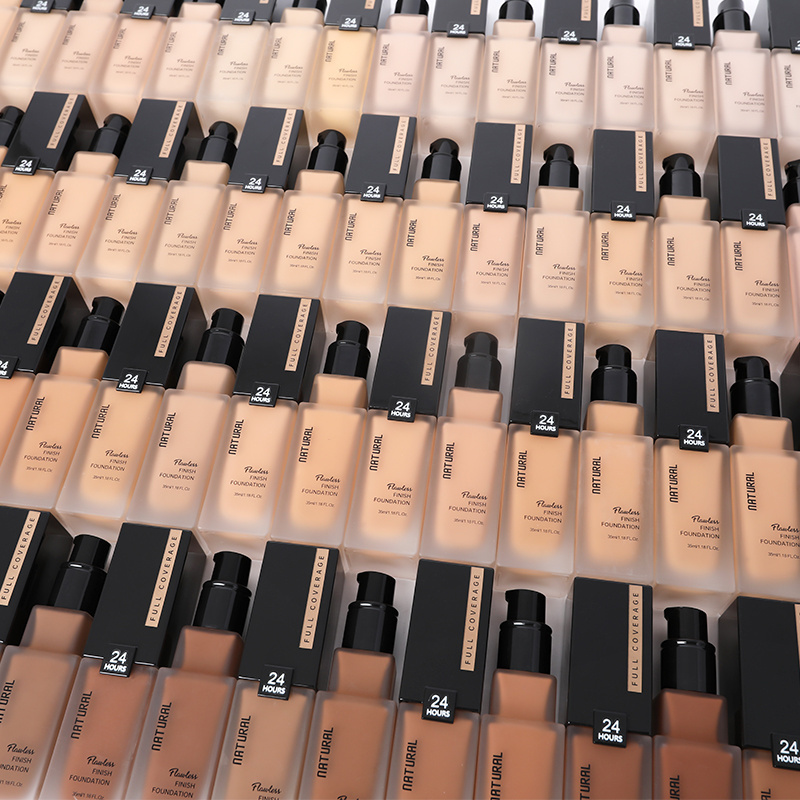 All 154 Color Liquid Foundation Face Makeup Private Label Matte Liquid Waterproof Foundation Make Up Foundation For All Skin