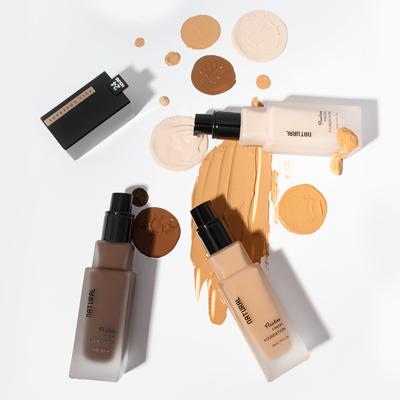 HD long-lasting Natural Foundation Makeup Concealer Foundation Matte Natural Waterproof Private Label Make up Foundation