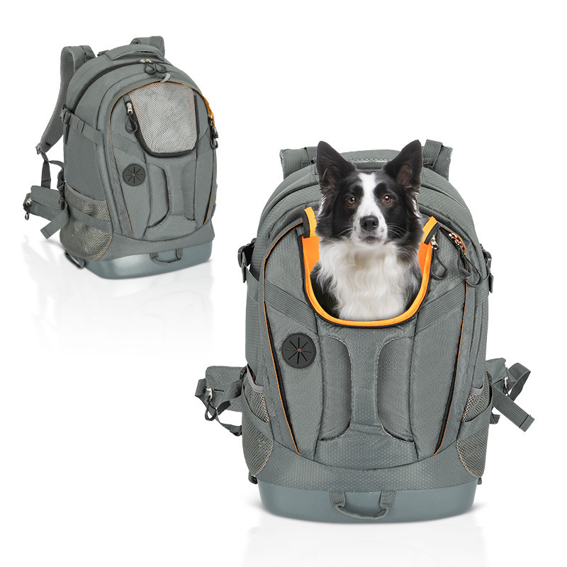 Dog Carrier Backpack Pet Puppy Cat Travel Bag Sport Sack with Ventilated Breathable Mesh Head-Out Safety Straps Buckle Support