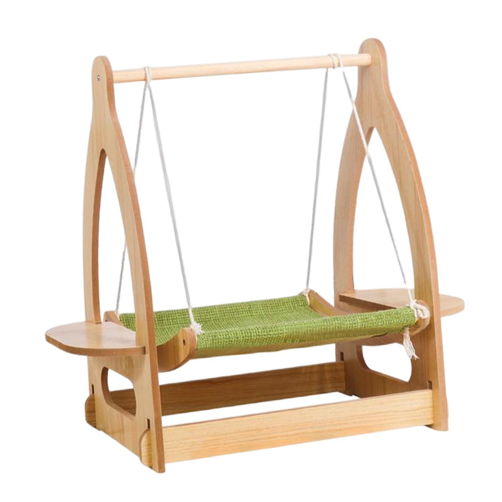 wholesale Cat Hammock Lounger Pet Hanging Swing Wooden Cat Bed Stable Structure Swing