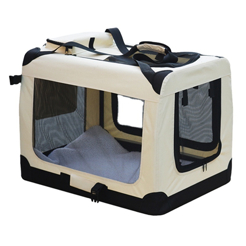 Dog Tent Pet Suitcase Outdoor Breathable Foldable Portable Pet Cat Dog Crate Travel Carrier Bag