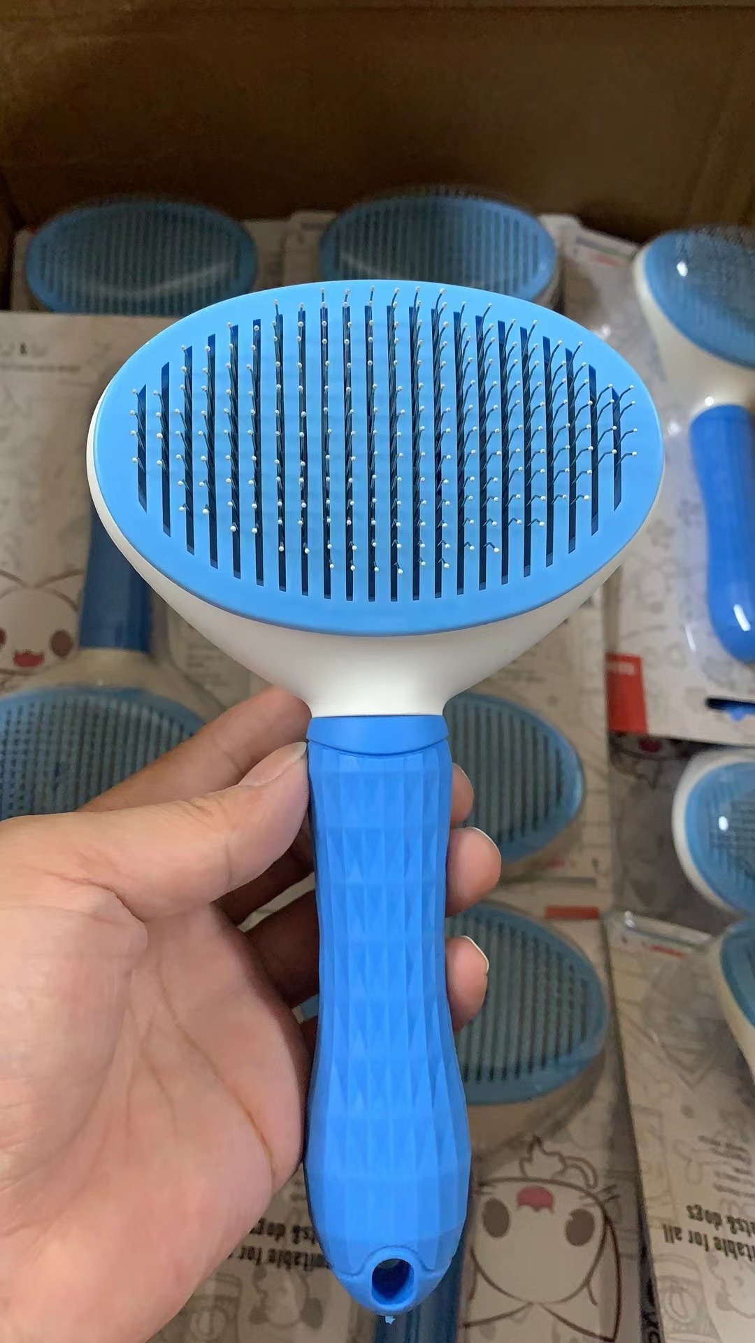 Pet Dog Brush Cat Comb Self Cleaning Pet Hair Remover Brush For Dogs Cats Grooming Tools Pets Dematting Comb Dogs Accessories