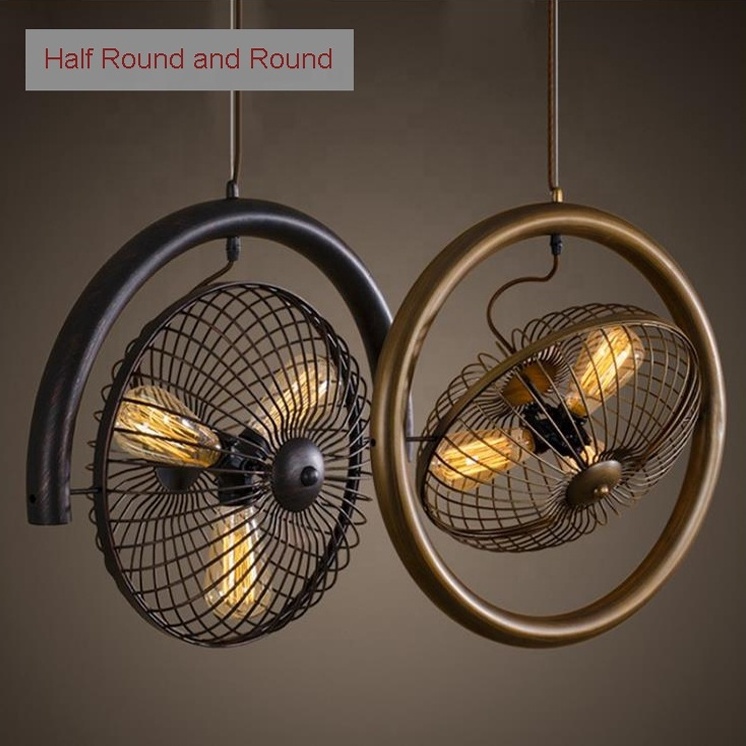 Hot Sale Industrial American 3 Bulbs Farmhouse Chandelier Retro Pendant Light