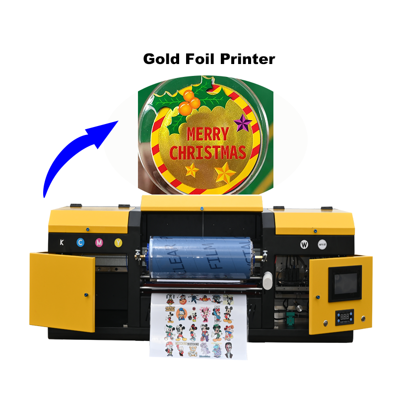 Factory Wholesales 2 in 1 UV DTF Printer with Laminator Sticker Label Cup Printing Machine for Small Home Business Idea