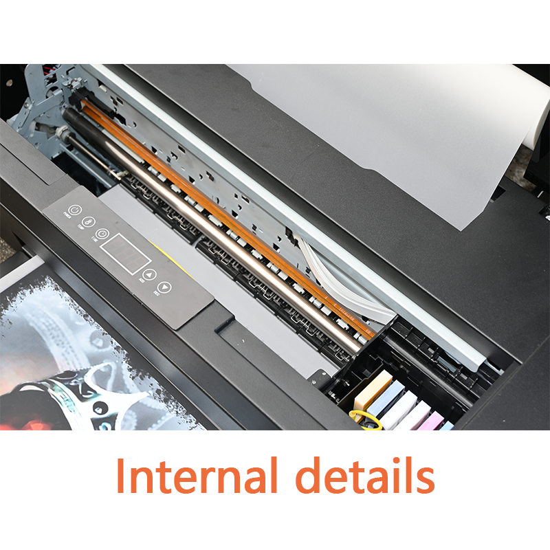 White Ink Direct To Film Printer Plastisol offset heat transfer inkjet Printing Machine R1390 L1800 XP600 DTF Printer