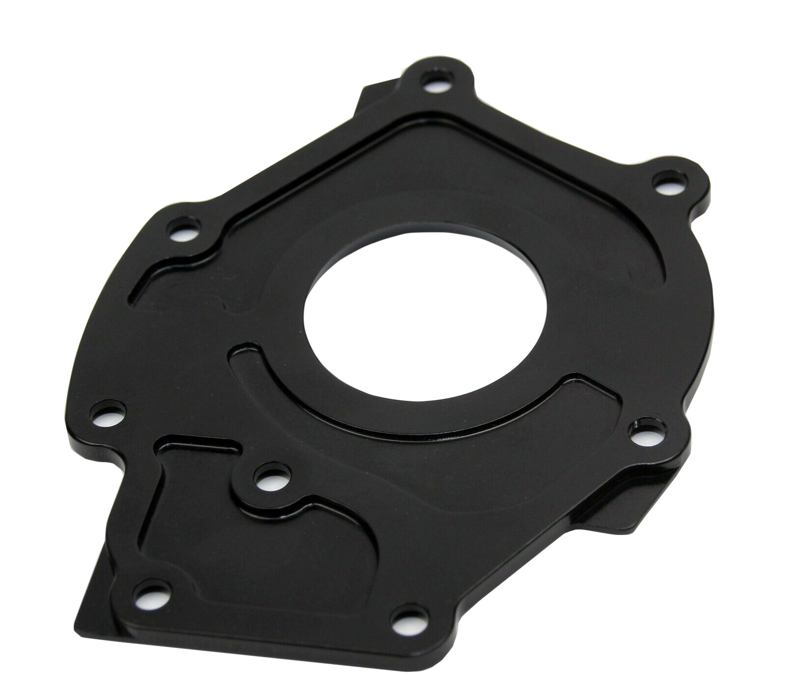 CNC machined customized OEM precision 4340 billet steel barra billet oil pump rear backing plate