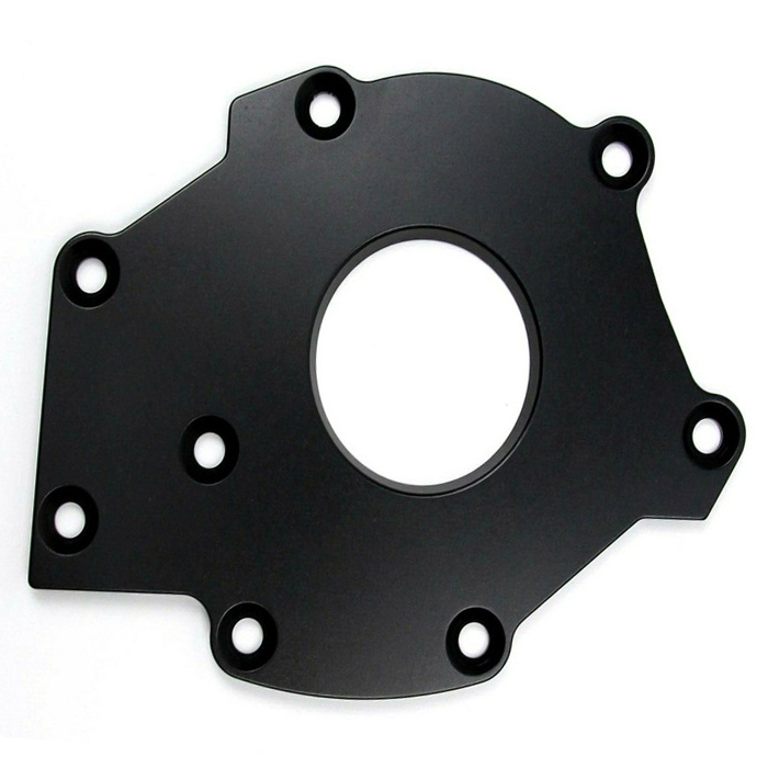 CNC machined customized OEM precision 4340 billet steel barra billet oil pump rear backing plate