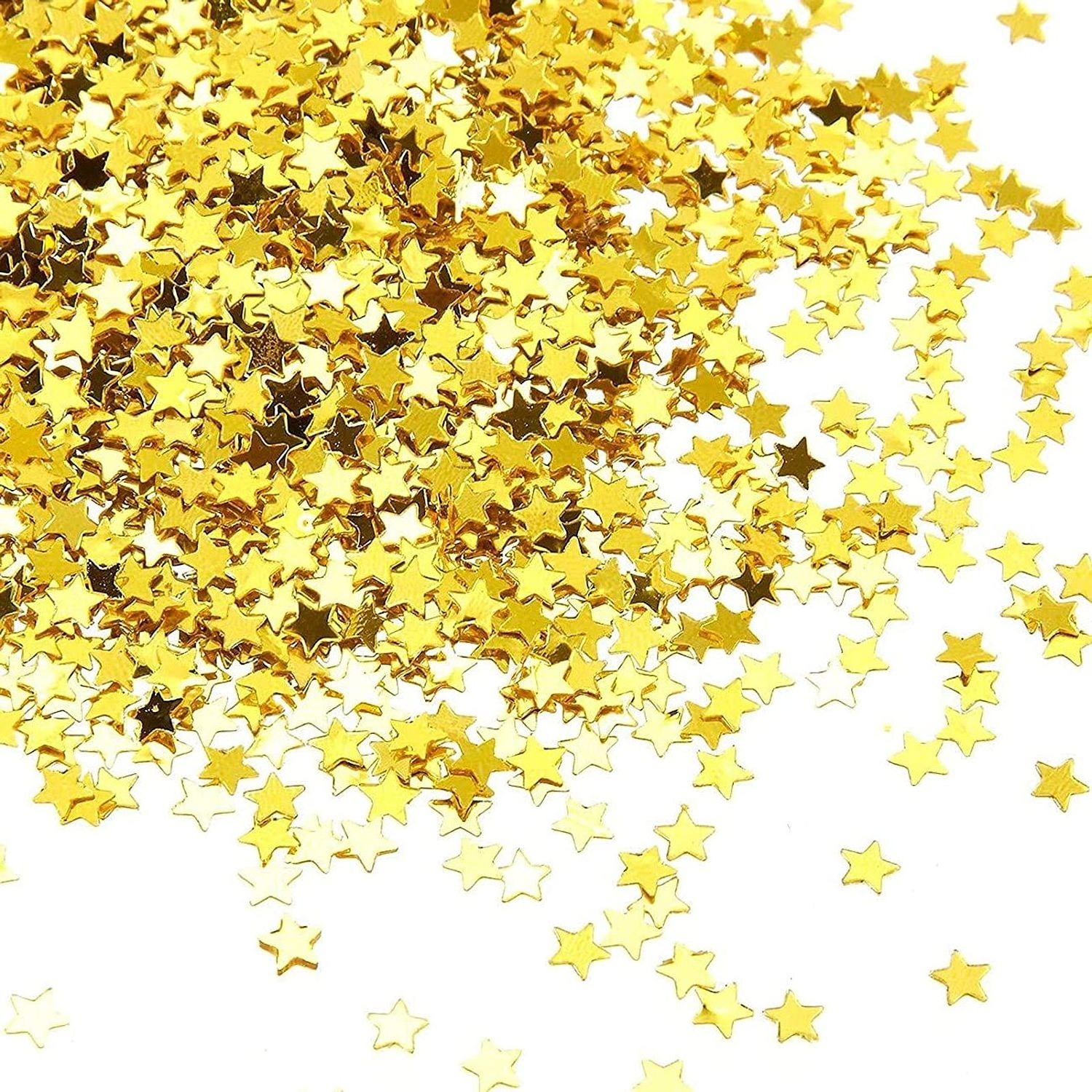 Metallic Glitter Foil Confetti Star Sequins - Ideal for Balloons, Tables, Art Crafts, Wedding Festival Decor