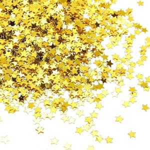 Metallic Glitter Foil Confetti Star Sequins - Ideal for Balloons, Tables, Art Crafts, Wedding Festival Decor