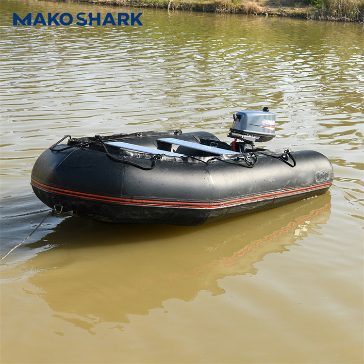 MAKOSHARK J-470 8 Person Pvc Rigid Inflatable Race Fly Fishing Rafts Rowing Water Boat