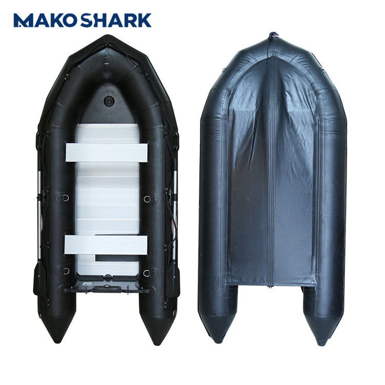 MAKOSHARK J-470 8 Person Pvc Rigid Inflatable Race Fly Fishing Rafts Rowing Water Boat