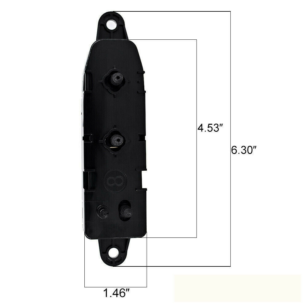 Front Left Power Seat Switch for 2009-2018 Nissan Murano Pathfinder 87066-1AB0A