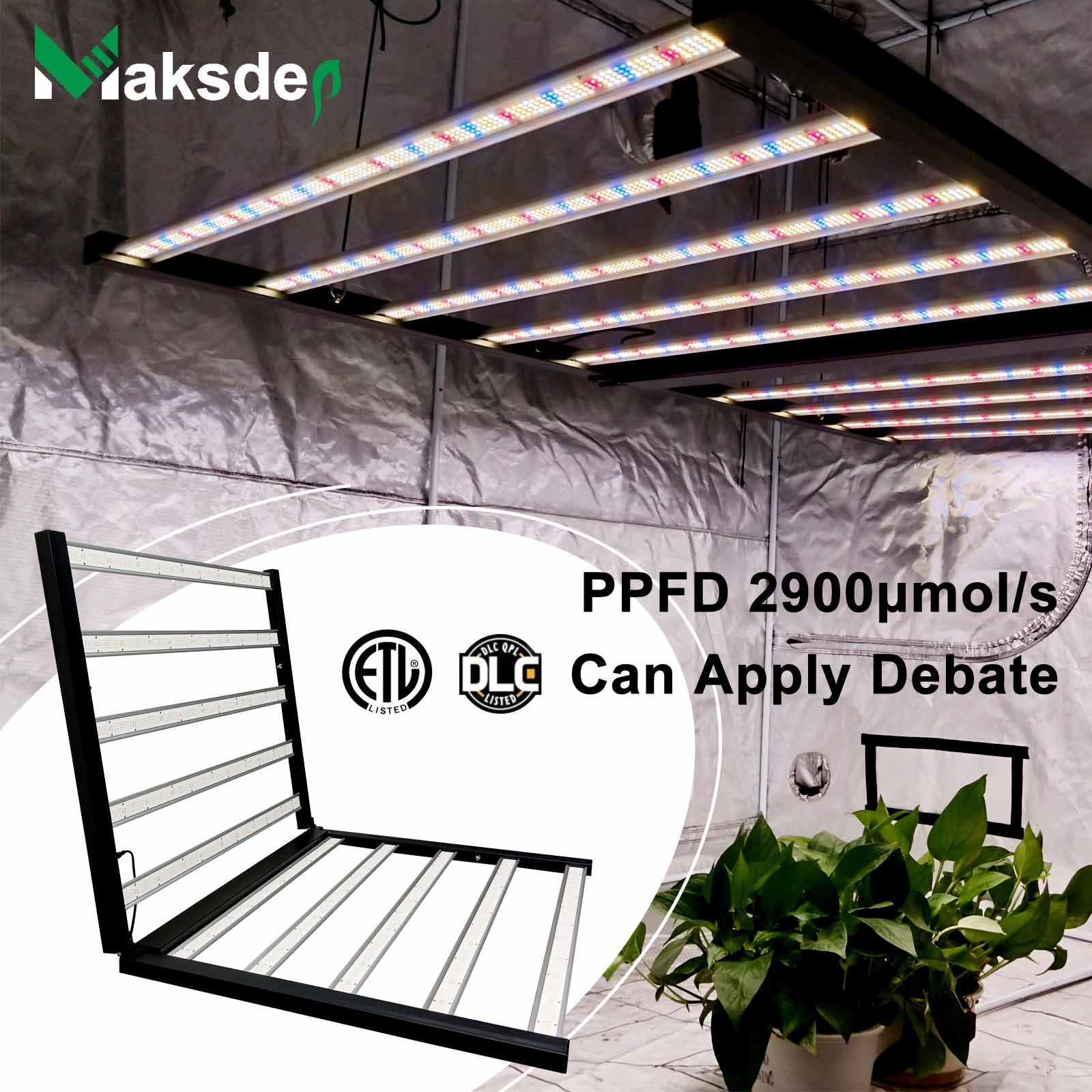 FREE SHIPPING 4 x 6 FT High PPFD 1000 Watt Commercial Full Spectrum 1000W Led Grow Light for Indoor Plants Farm Grow Lights