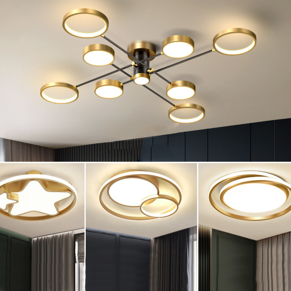 Indoor Hanging Pendant Fixtures Chandelier Modern Ceilings Led Lamp Ceiling Lights For Living Room