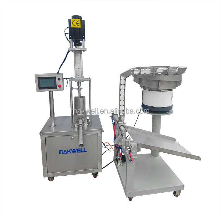 MAKWELL Aluminum tube plastic tube silicone glass glue filling and capping machine