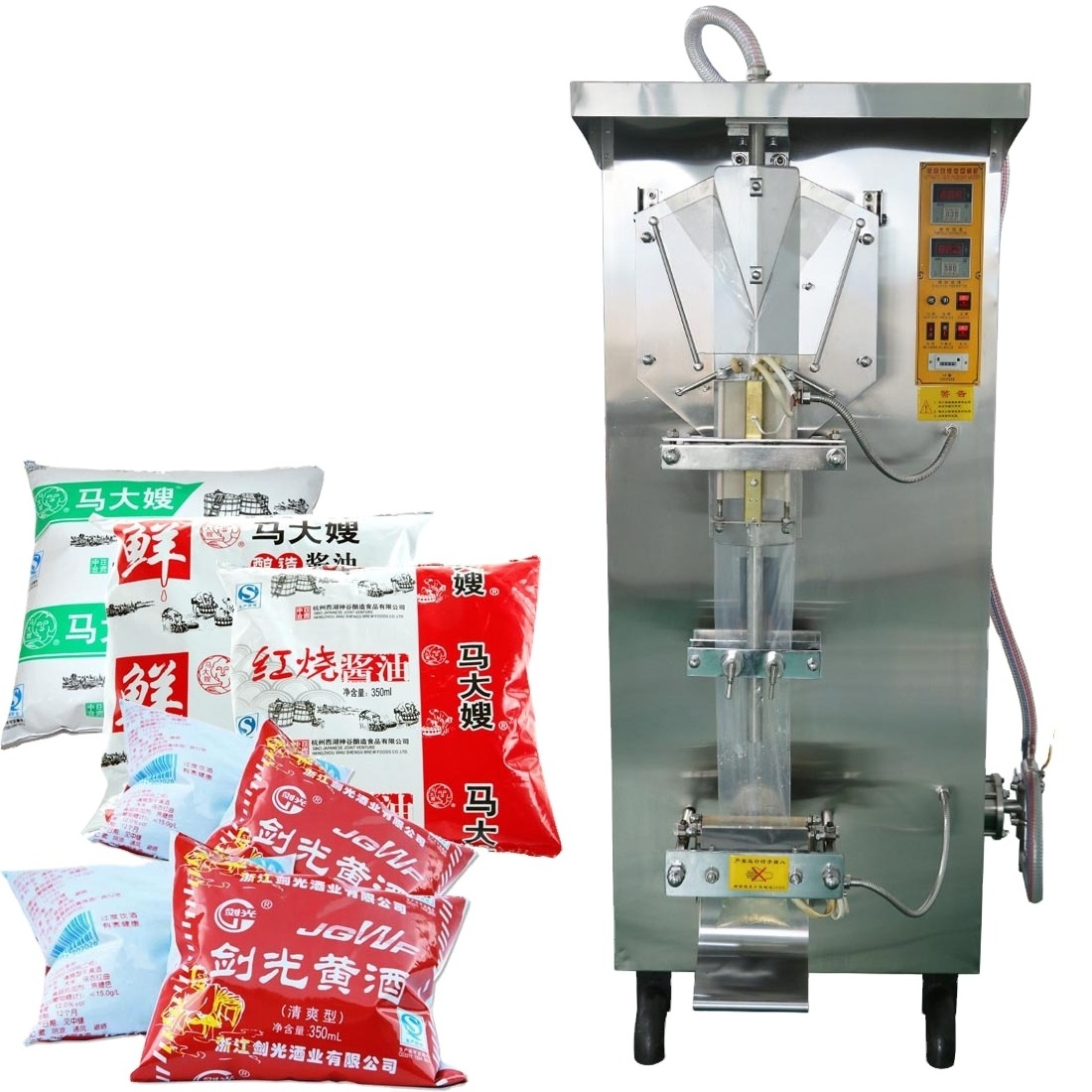 Automatic Plastic juice bag Drinking Pure Sachet Water Liquid Pouch Packing Machine