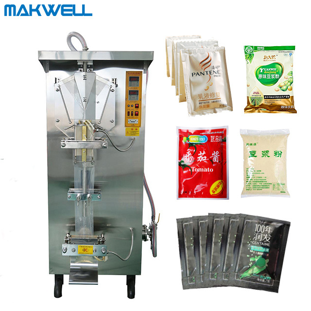 Automatic Plastic juice bag Drinking Pure Sachet Water Liquid Pouch Packing Machine