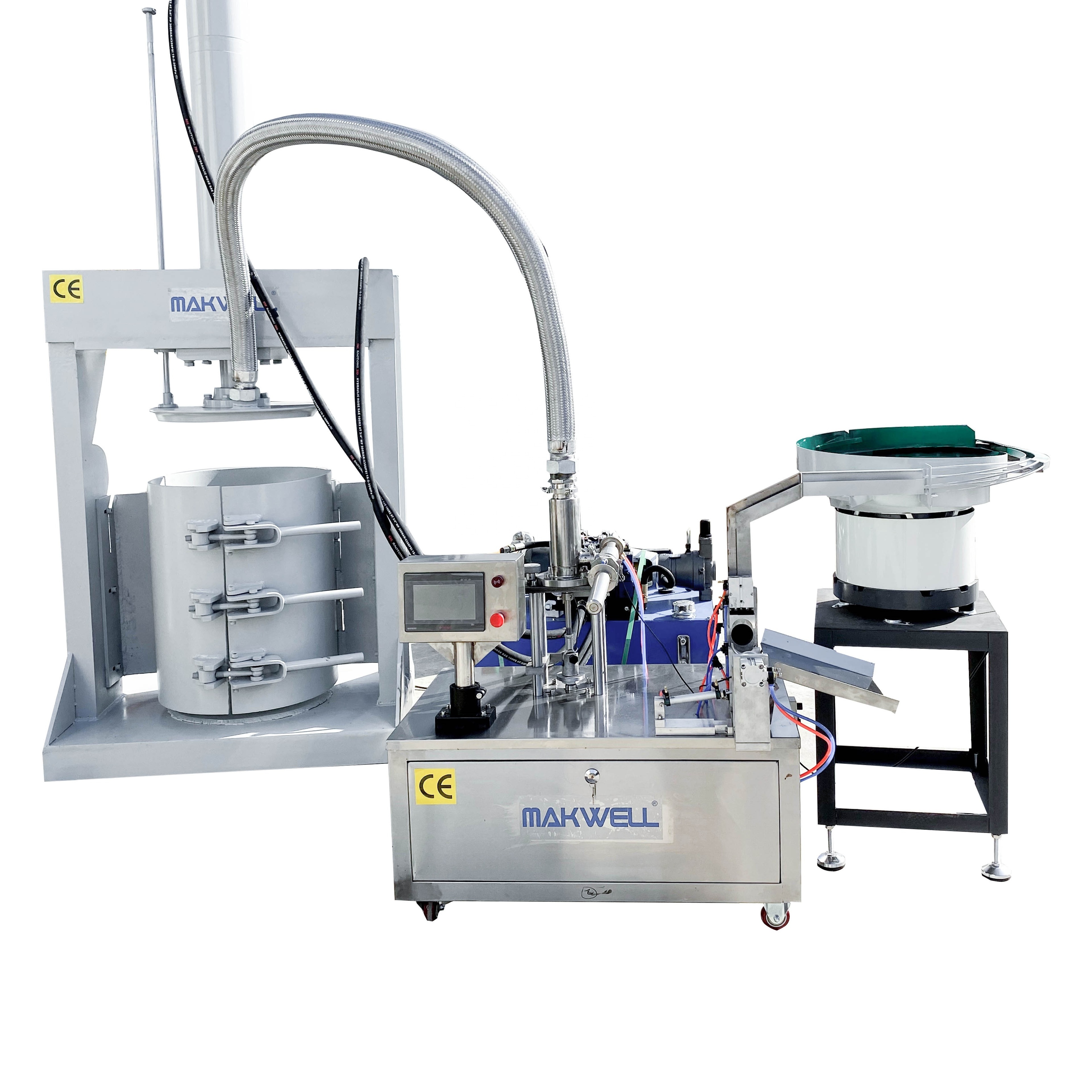 MAKWELL Automatic Free PU Sealant silicone sealant cartridge filling machine