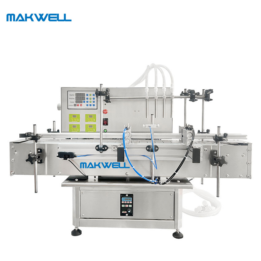 MAKWELL Automatic Filling Line Cosmetic Small Liquid Detergent Filing Machine