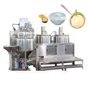 Automatic Ligne Se Production Emulsifier Emulsifying Ketchup Filling Making Mixing Food Mayonnaise Mixer Machine