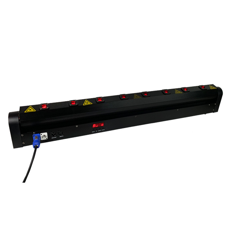 RGB 3 in 1 full color changeable led  laser beam effect 8 eyes disco lighting for club laser