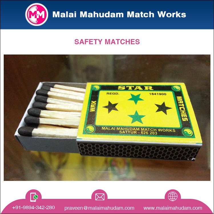 2022 Top Selling Premium Quality Match Sticks Boxes at Genuine Market Price