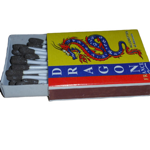 Wax match box Striker Paper Honey Comb with OEM Customized Logo Safety Wax Matches Exporter